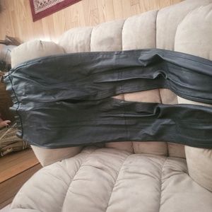 Zara leather pants, size small, black
